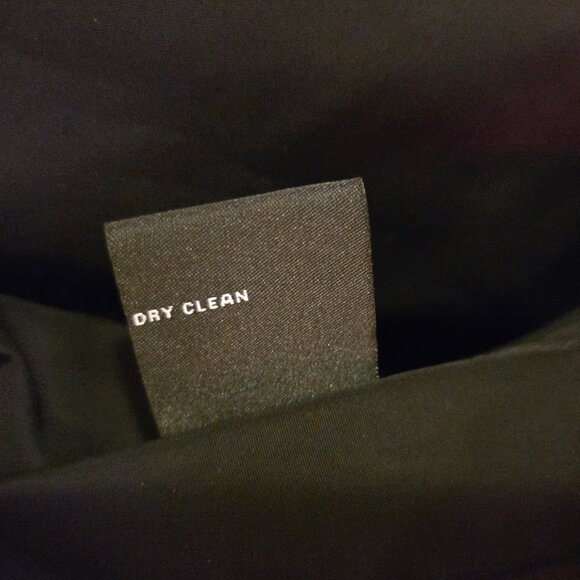 JONES NEW YORK Women's REVERSIBLE Jacket Large Black/gray speckled Trench Coat - Picture 8 of 10